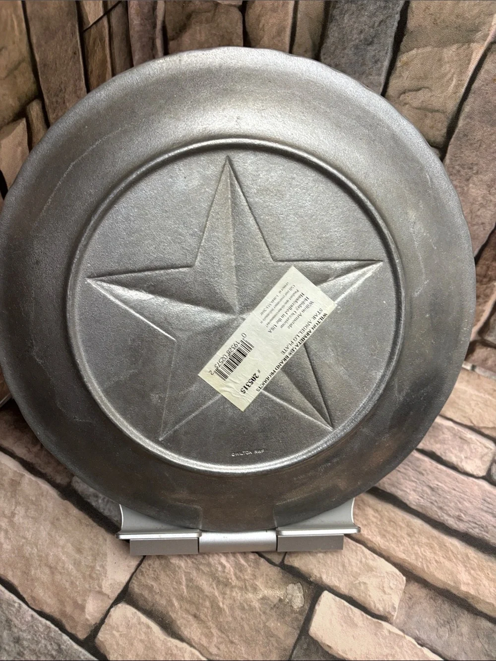 Wilton Armetale Silver Angel Decorative Plate